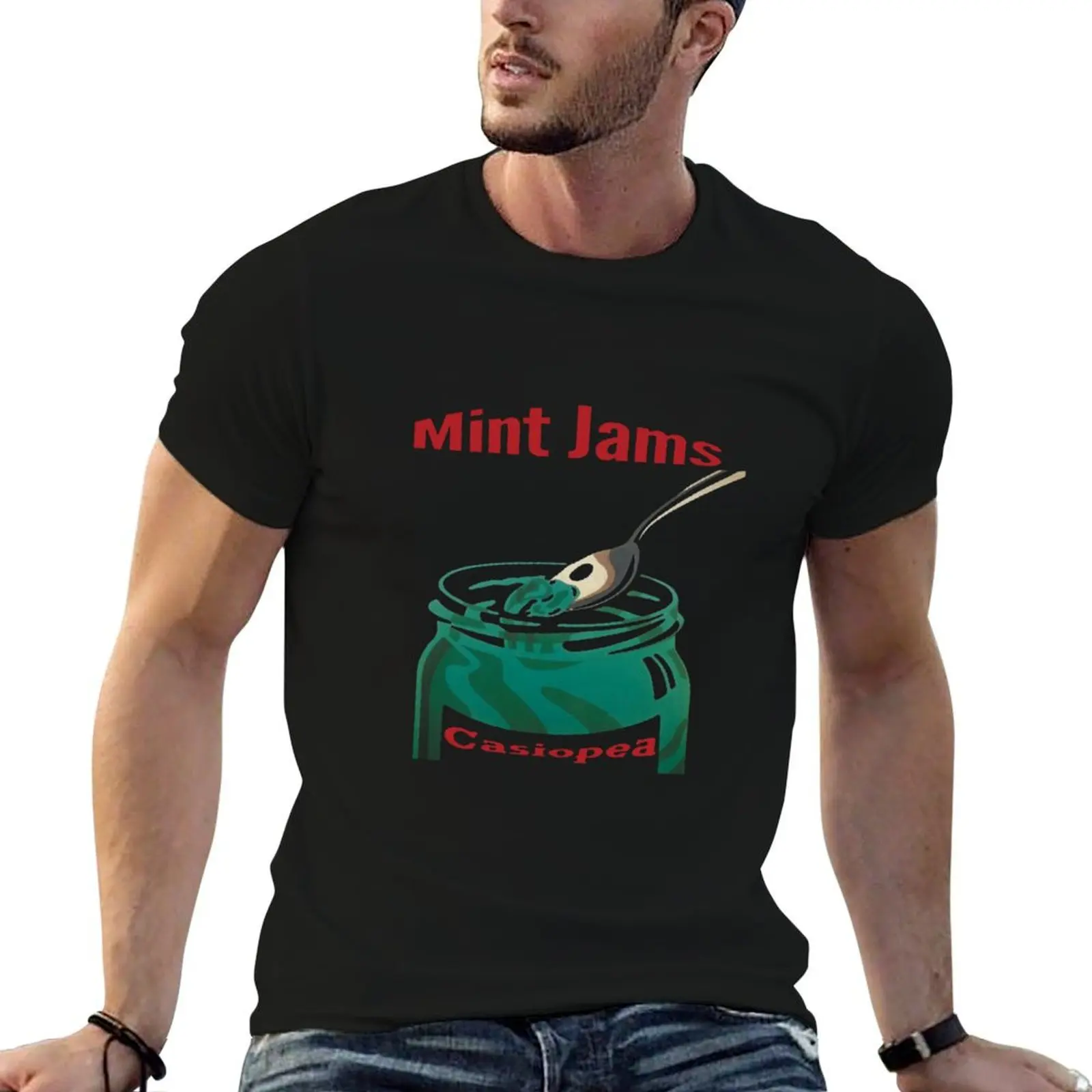 

CASIOPEA - Mint Jams (1982) T-Shirt man t shirts for men t shirts for man graphic tees cotton t shirts man 100% T-Shirt