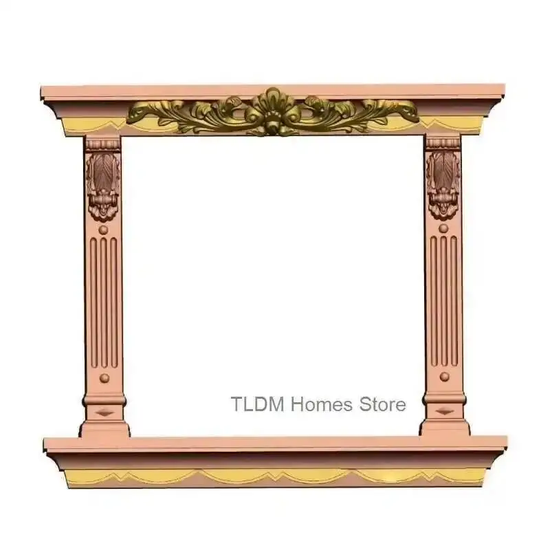 Model Adjustable Window Roman ABS Column Multi Pattern Window Cover Molds European Villa Square Column Mold House Wall Decor