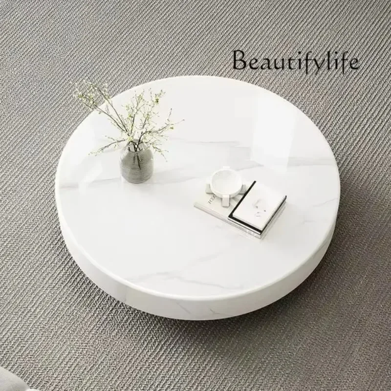 

dY BJ Italian Minimalist Coffee Table Neutral Luxury Trendy Nordic Coffee Table Unique European Show Designer Modern Mesa Auxili