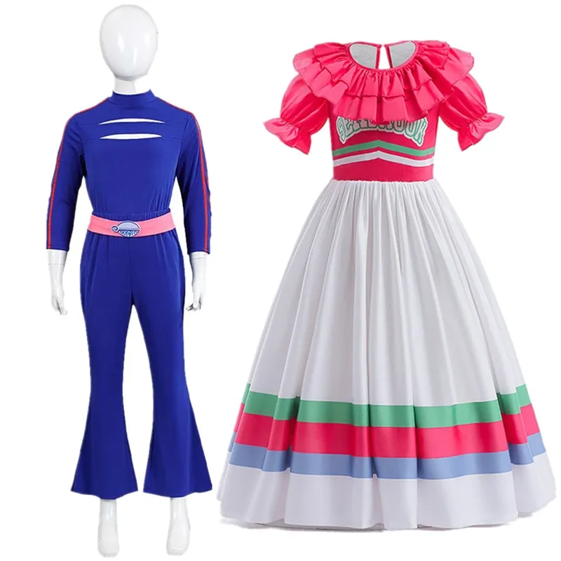 

Детский костюм Аддисона для косплея, брюки, костюм зомби 1200, платье для девочек, карнавальный костюм на Хэллоуин, сценический костюм