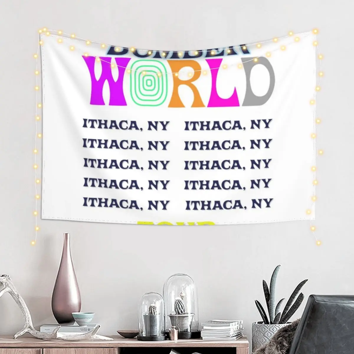 BOMBER WORLD Tapestry Room Aesthetic Room Decor Wall Art Tapestry