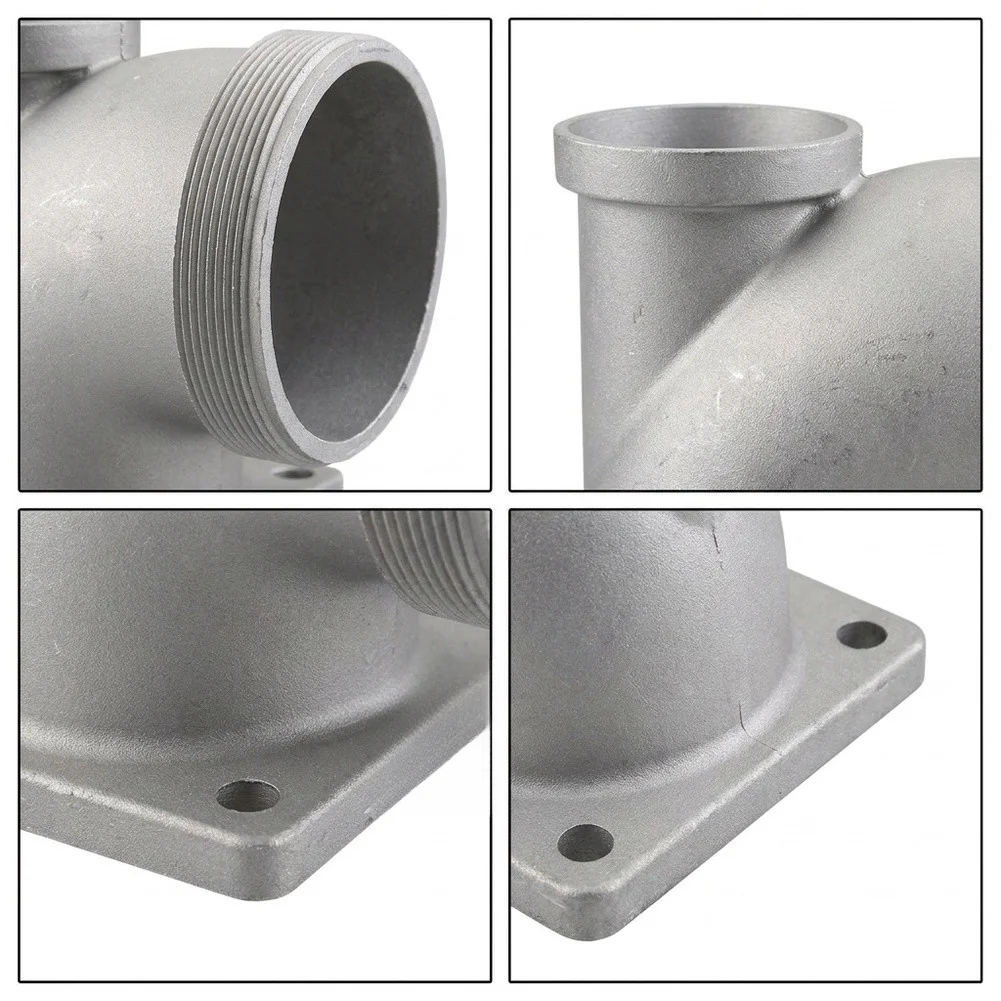 NPT Threaded Aluminum Elbow Outlet Seat for Predator 2 Water Pumps Compatible with 63405 and 56160 Pump Models