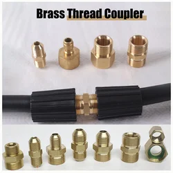 Pressure Washer Plug Hose Fitting Car Washer Accessories Cleaning Machine Water Pipe Cleaning Docking 1/4 Quick Plug Adapters
