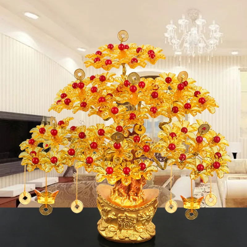 

Handmade beaded wealth tree material package, dragon head wealth attracting ornament art, DIY weaving, money making tree