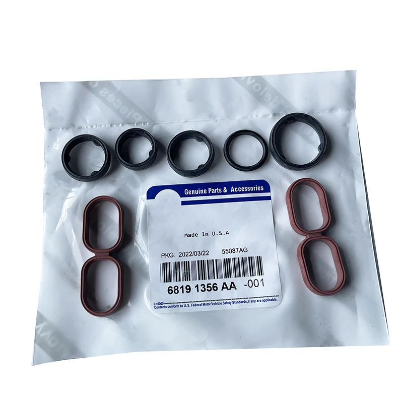 

NBJKATO Brand New Oil Cooler Adapter O Ring Seal Kit 68191356AA For 2014-2015 Chrysler Jeep Dodge Ram 3.2 3.6L