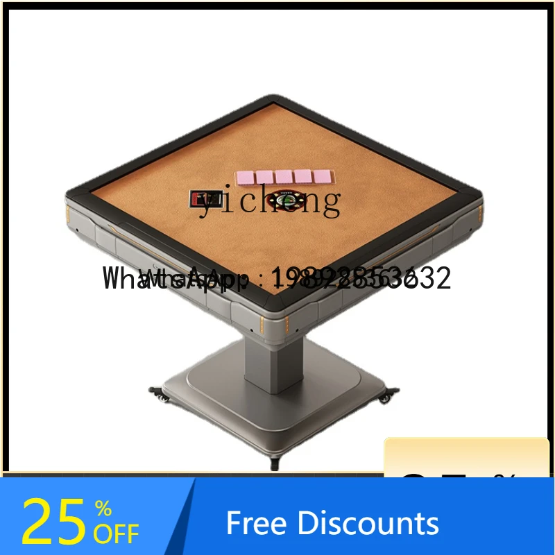 O2-10    Automatic Foldable License Plate Issuing Machine Bass Heating Dining Table Dual-Use Household Landlord Poker Machine