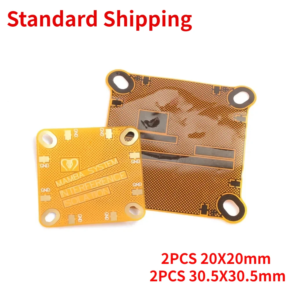 2PCS DIATONE MAMBA Interference Shielding FPC Board 20X20mm & 30.5X30.5mm for RC FPV Freestyle Flight Controller Stack DIY Parts