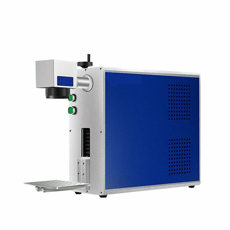 20W 30W LY Desktop Mini Fiber Laser Marking Machine  Metal Engraving Machine for PVC Plastic Stainless Steel Cartoon Package