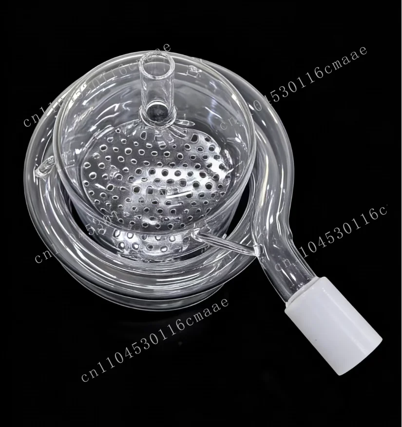 Custom laboratory instruments High temperature resistant transparent quartz bottles
