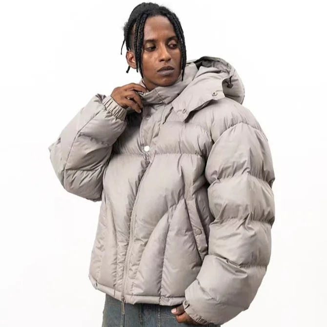 الشتاء القوطية Ins نمط الخبز سترة زوجين سترة قطن الرجال النساء شارع العليا الرجعية معطف دافئ الشارع الشهير الموضة