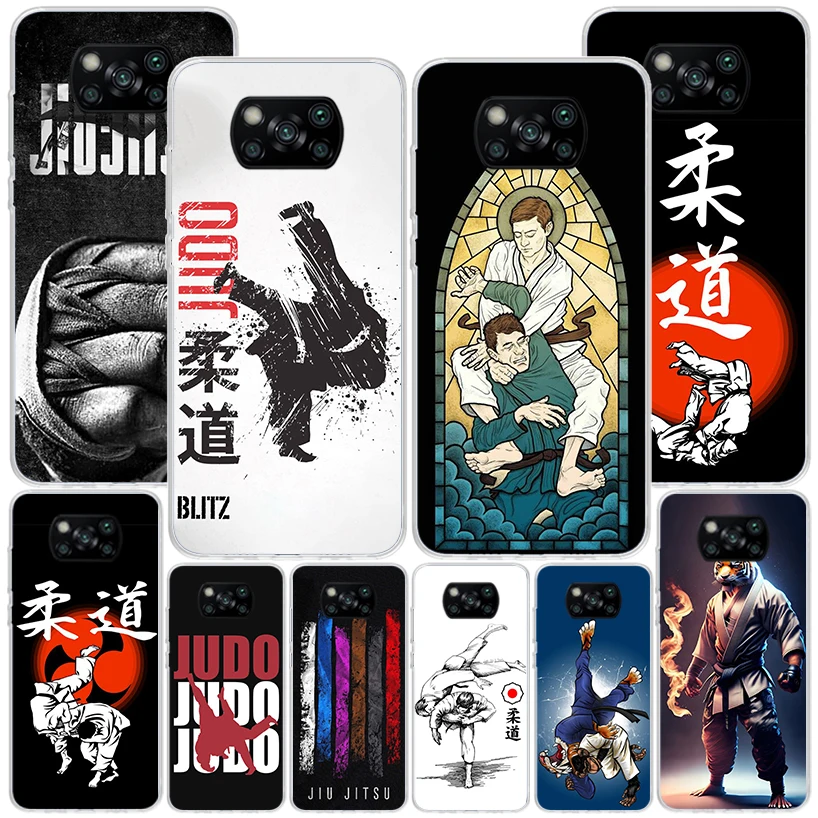 Judo jiu jitsu BJJ Brazilian Phnoe Case for Xiaomi Poco X5 Pro X4 Gt X3 Nfc M5S M4 M3 M2 F3 F2 F1 Mi Note 10 Lite A2 A3 Unique C