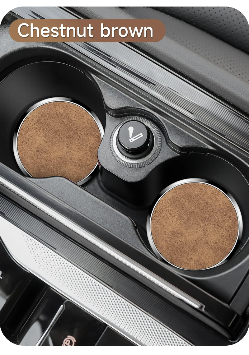 1PC/2PCS 7 Farben Auto Untersetzer Tasse Halter Matten Kreative Anti Slip Pads Auto Innen Zubehör für Die Meisten Tassen 7cm Universal – Detail 21