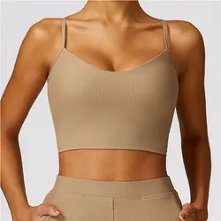 Top Lingerie Curve Back Yoga Bra Outdoor Running Fitness Vest Quick-drying Tight Sport Underwear Gym Sexy Lingerie For Women