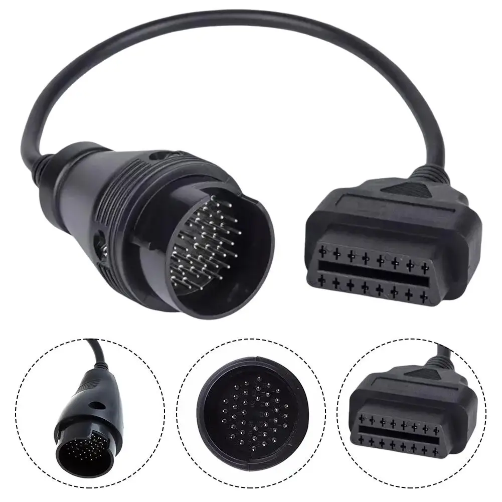 For Mercedes 38Pin Full PIN To 16 Pin OBD2 Adapter Connector Cable Diagnostic Adapter Connectors Cable Diagnostic Tools