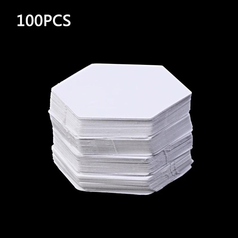 Hexagon Templates Set of 100 DIY Patchwork Sewing Crafts Handmade Supplies