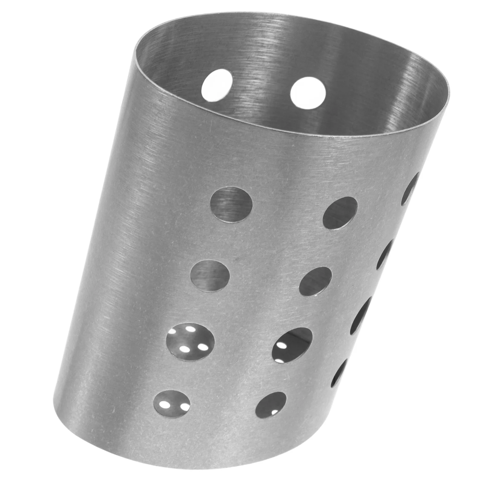 

Retro Stainless Steel Chopstick Holder Large Capacity Kitchen Utensil Drying Rack Silver Ware Organization Cutlery Organizer