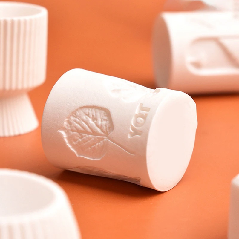 [JN] 10 pezzi vaso in miniatura per casa delle bambole mini simulazione geometria vaso set composizione floreale vasi per piante verdi modello