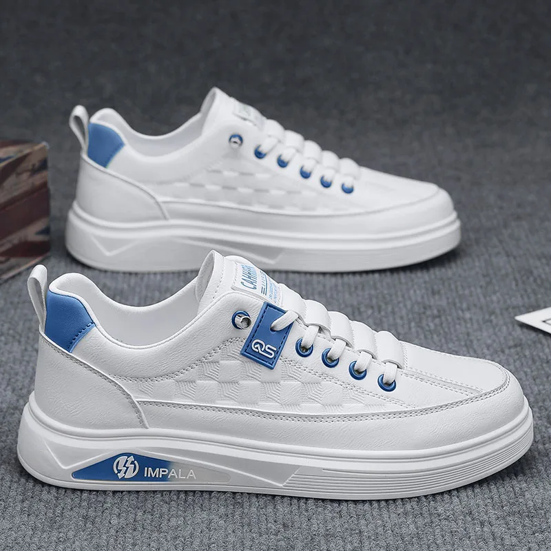 Summer Men's Fashionable Solid Color Low-Top Shoes Comfortable Non-Slip Durable Casual Sneakers Suitable for Men's Outdoor