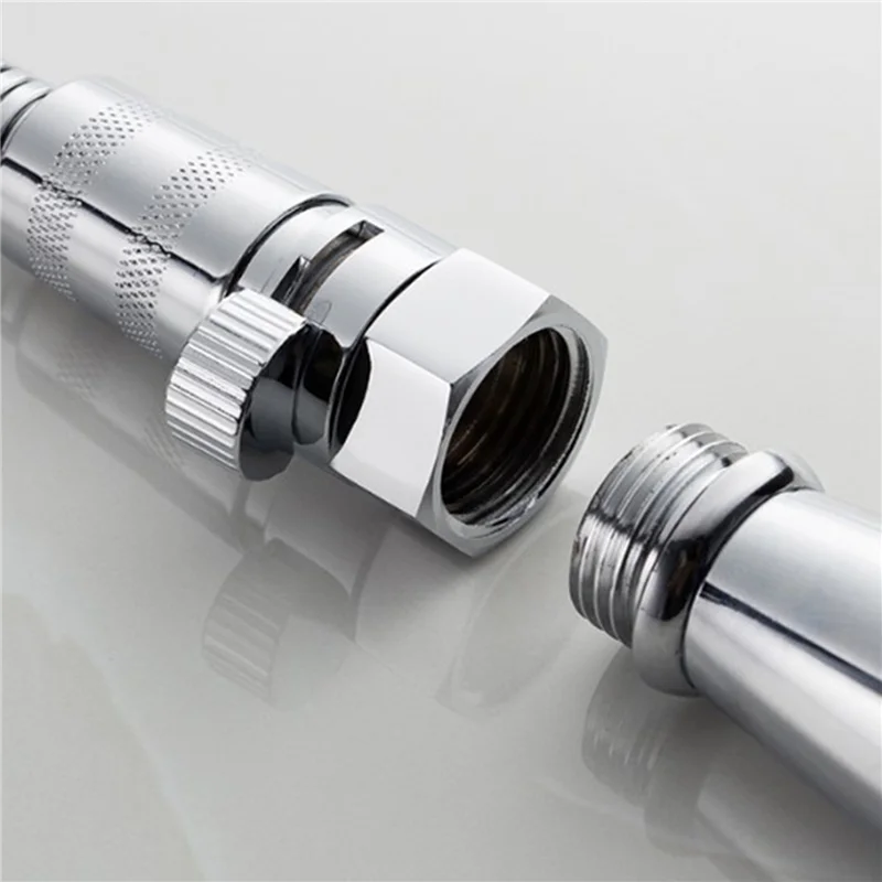 ABGR-4X คุณภาพฝักบัวมือและ Bidet Flow Control วาล์วห้องน้ําทองเหลืองวาล์วห้องน้ํา Bidet ก๊อกน้ําอุปกรณ์เสริม