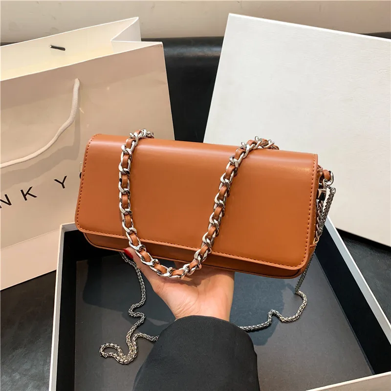 

Simple Design Leather Satchel Shoulder Bag For Women 2024 New Shopper Underarm Handbag Purse Female Small Crossbody Bag Black