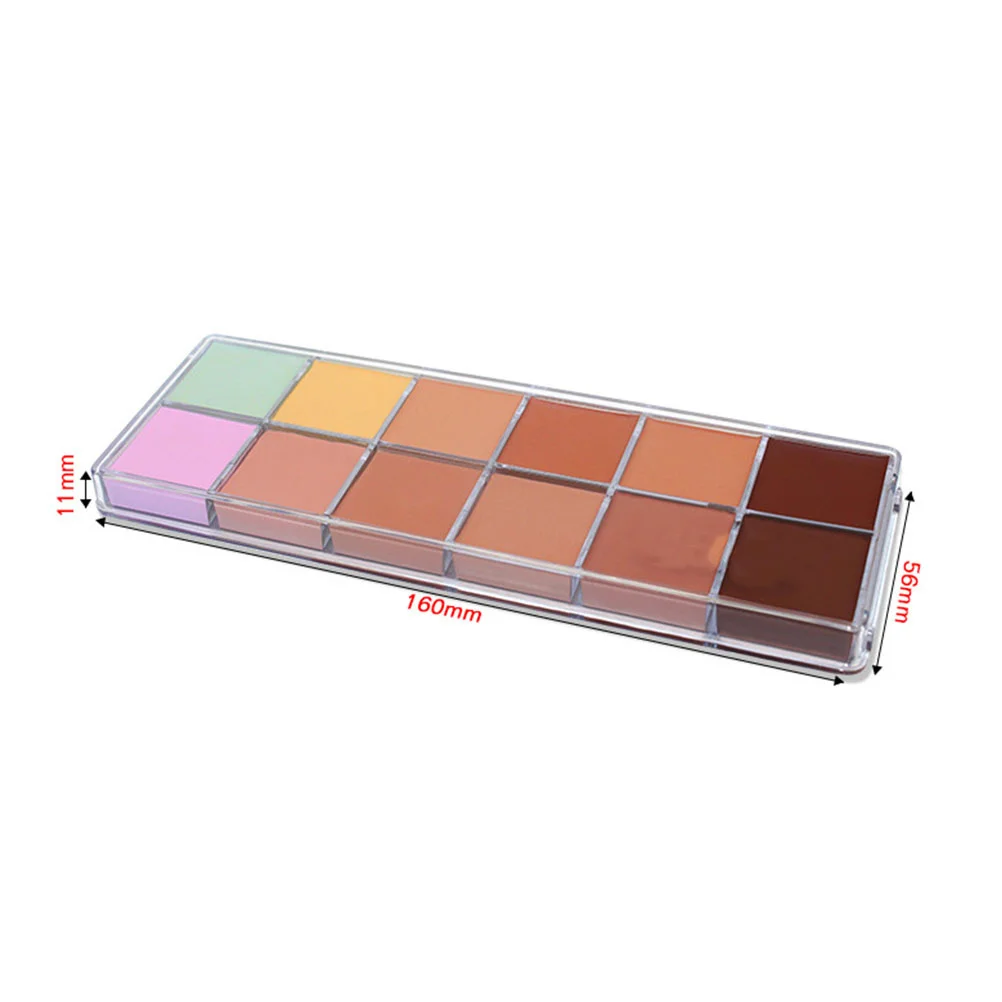 

Concealer Cream Palette Natural Coverage Under Eye Circles Pigmentation Skin Types Concealer Palette