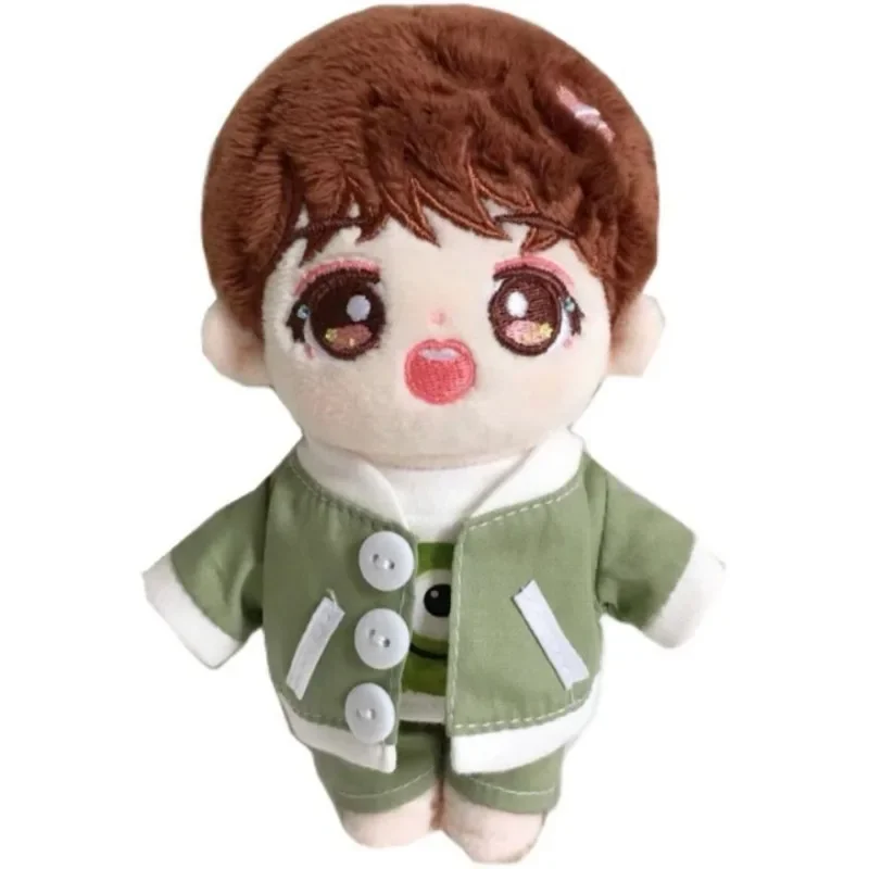 15cm 20cm Cute Green Little Monster Set Baby Clothes Star Doll Suitable Doll Clothes