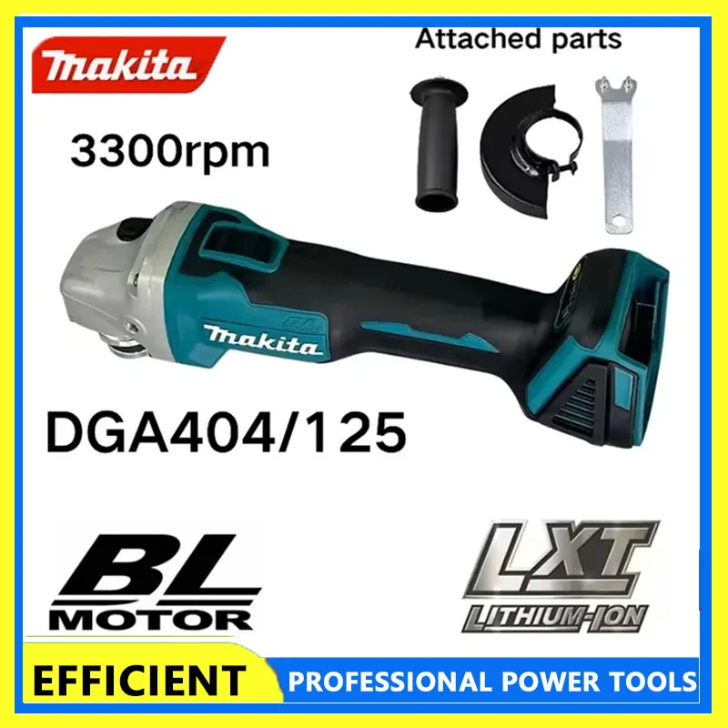 

Makita DGA404 Brushless Electric Angle Grinder High Power Lithium-Ion Rechargeable 125mm/100mm for Cutting Polishing