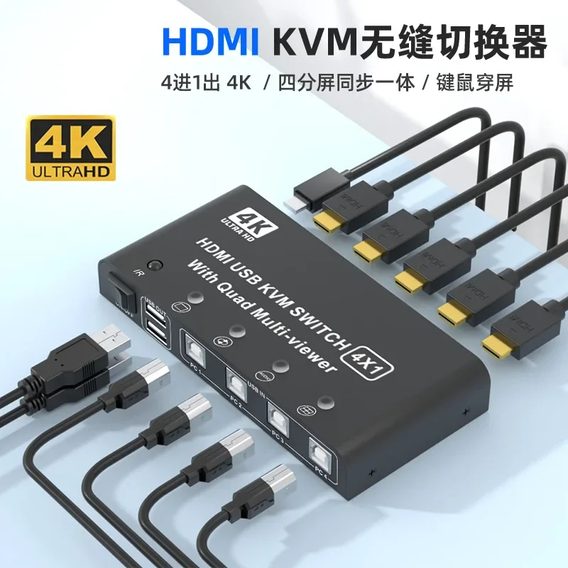 The product can be customized. HDMI multi-screen splitter