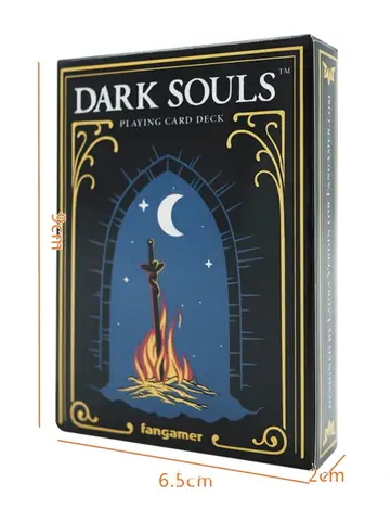 Dark Souls Poker Cards - Deck of 52 Cards Perfect for Playing Poker, Black Jack, Big 2 and Other Card Games