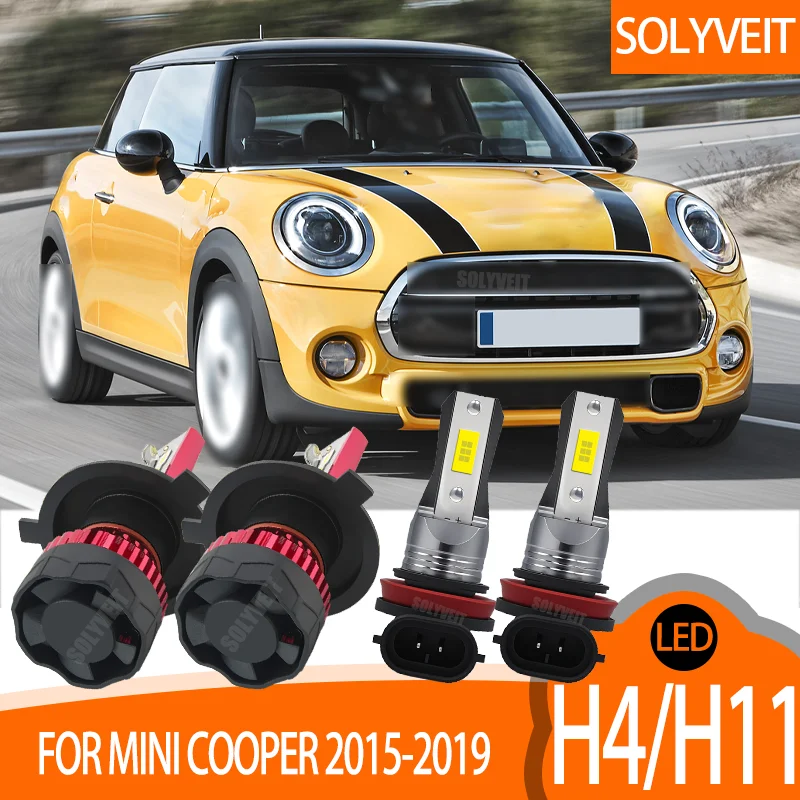 

Quick Start LED Headlight Fog Light Bulbs Instant Illumination Brighter than Halogen FOR Mini Cooper 2015 2016 2017 2018 2019