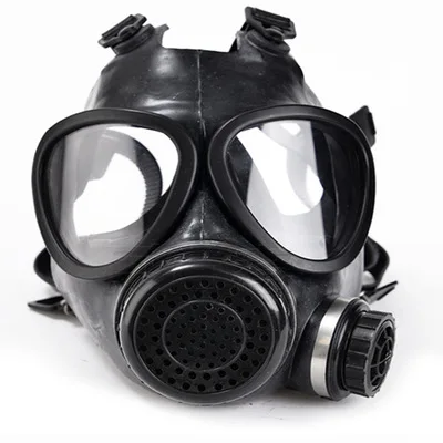 87 Type Rubber Head Wear Full Face Mask Paint Spraying Gas Mask Chemical Respirator Formaldehyde Protective,Mask body, Filter