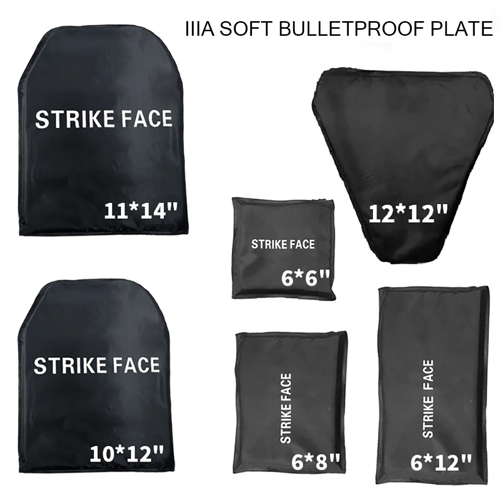 Military Tactical Vest IIIA Soft Bulletproof Plate PE Bulletproof Fragment Protection Safety Lining