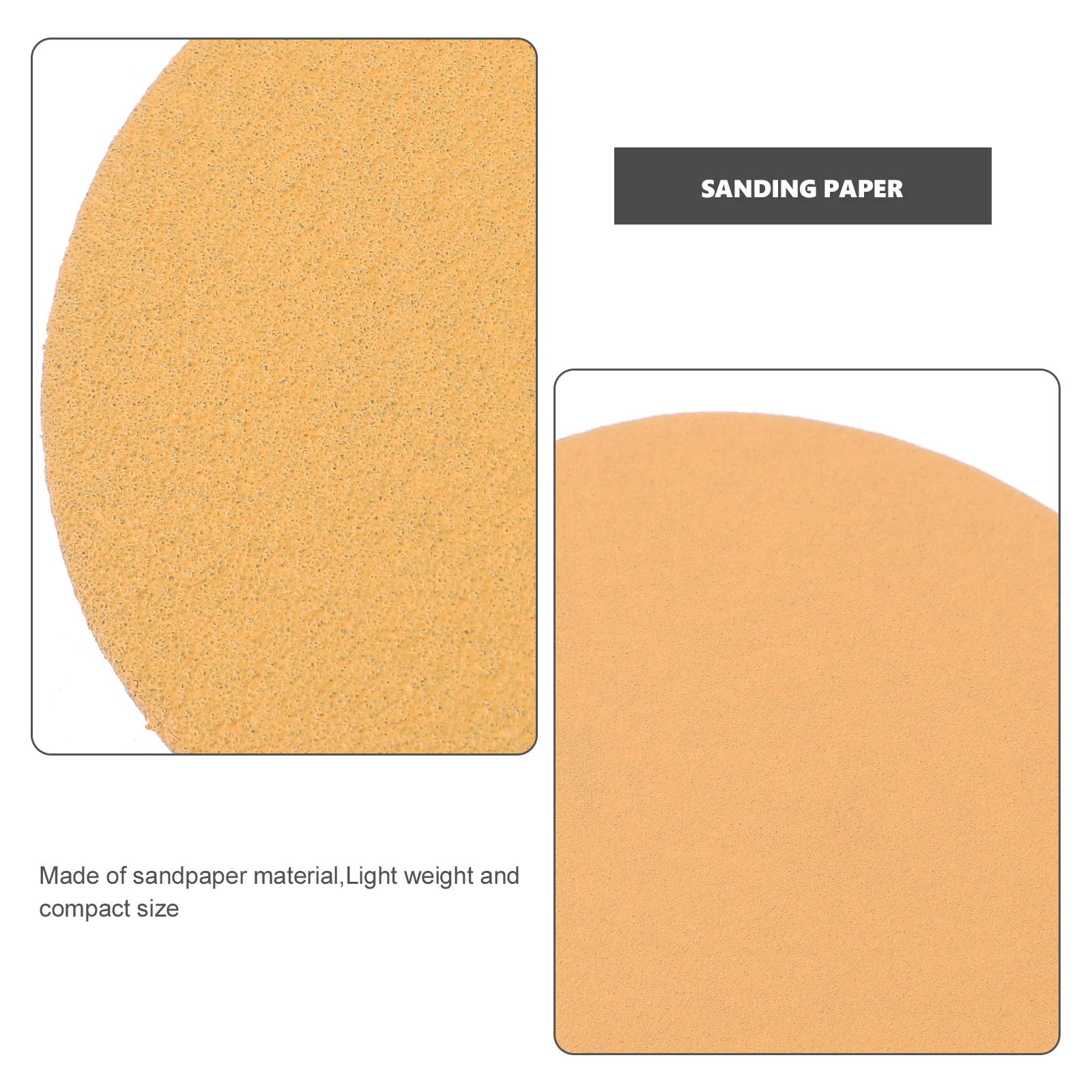 40 قطعة الرملي ورقة أقراص تلميع مستديرة متنوعة حصى للأثاث الخشب طلاء السيارات المدارية ساندر الوسادة ورقة أداة تجليخ