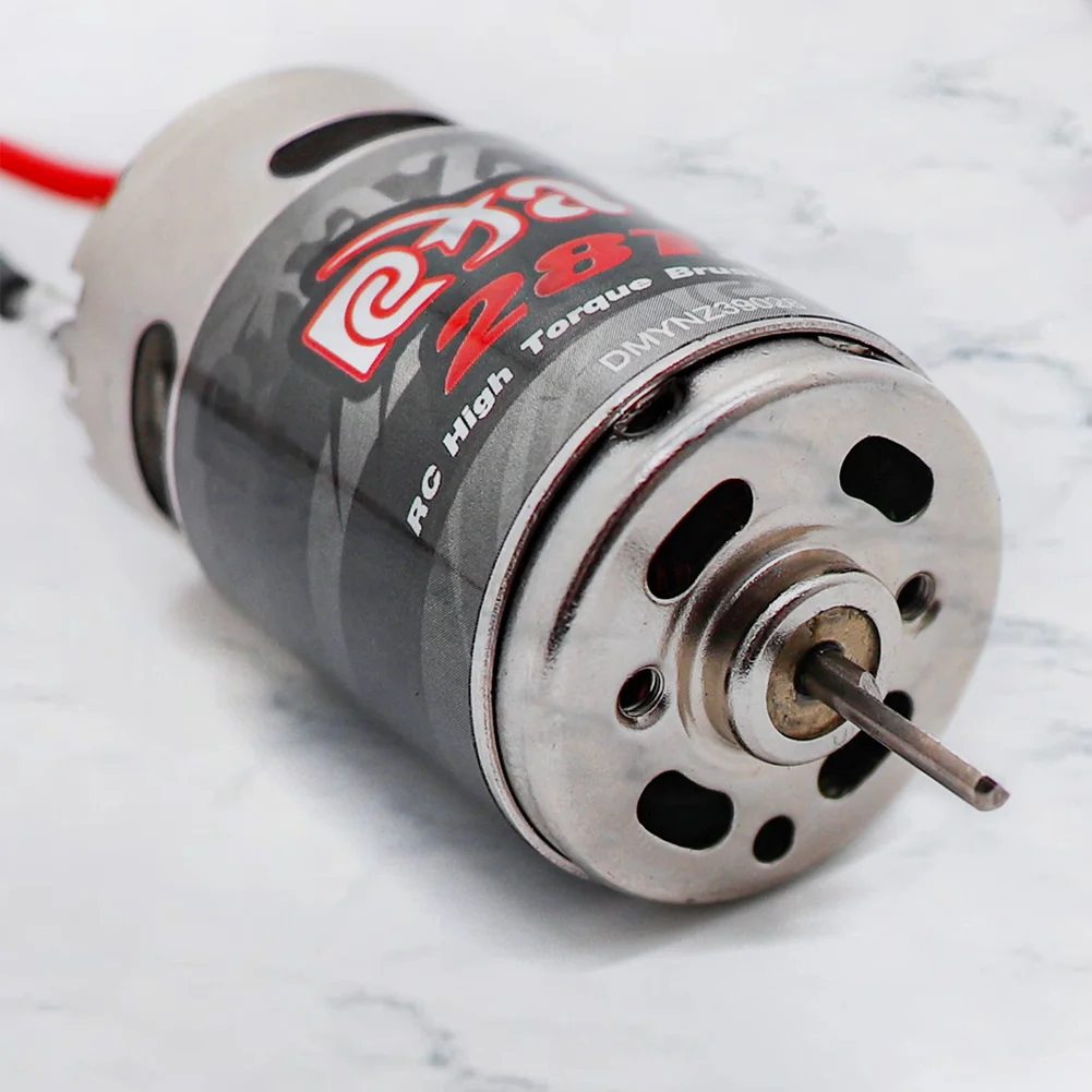 1 PC 28T 390 Brushed Motor DC Motor RC Crawler Brushed Motor Stainless Steel RC Electric Motor JST for TAMIYA TAM54393 300054393