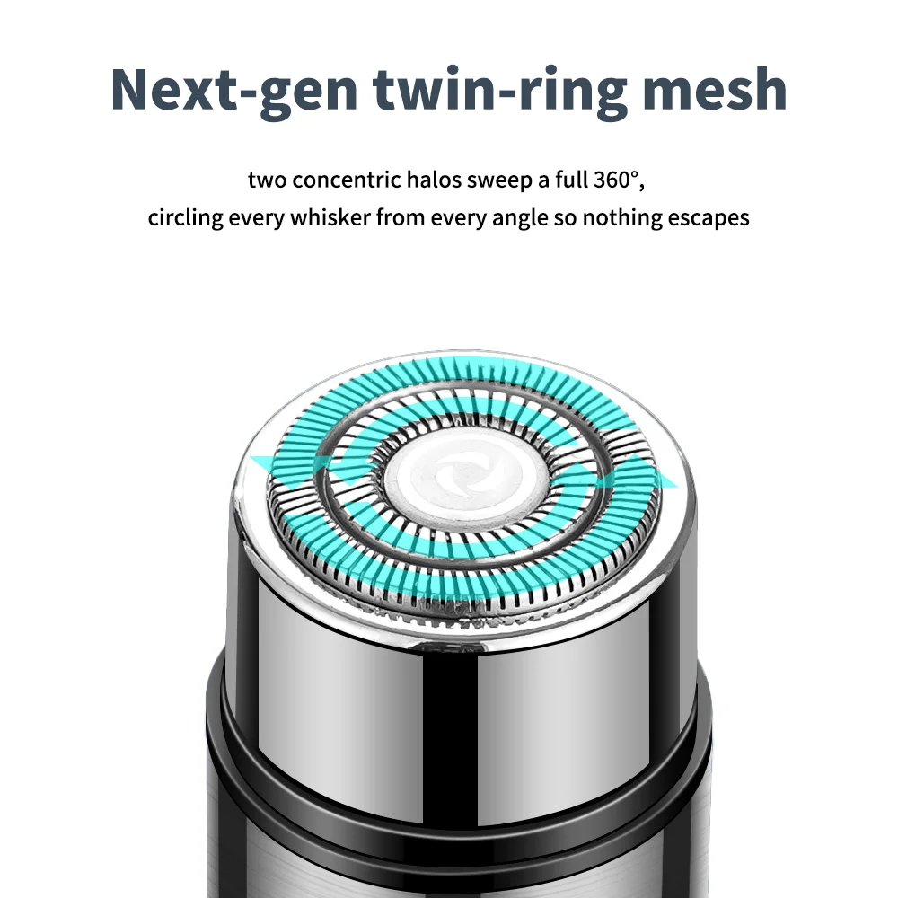 Mini Electric Shaver for Men Portable Electric Razor Beard Knife USB Charging Men's Shavers Face Body Razor