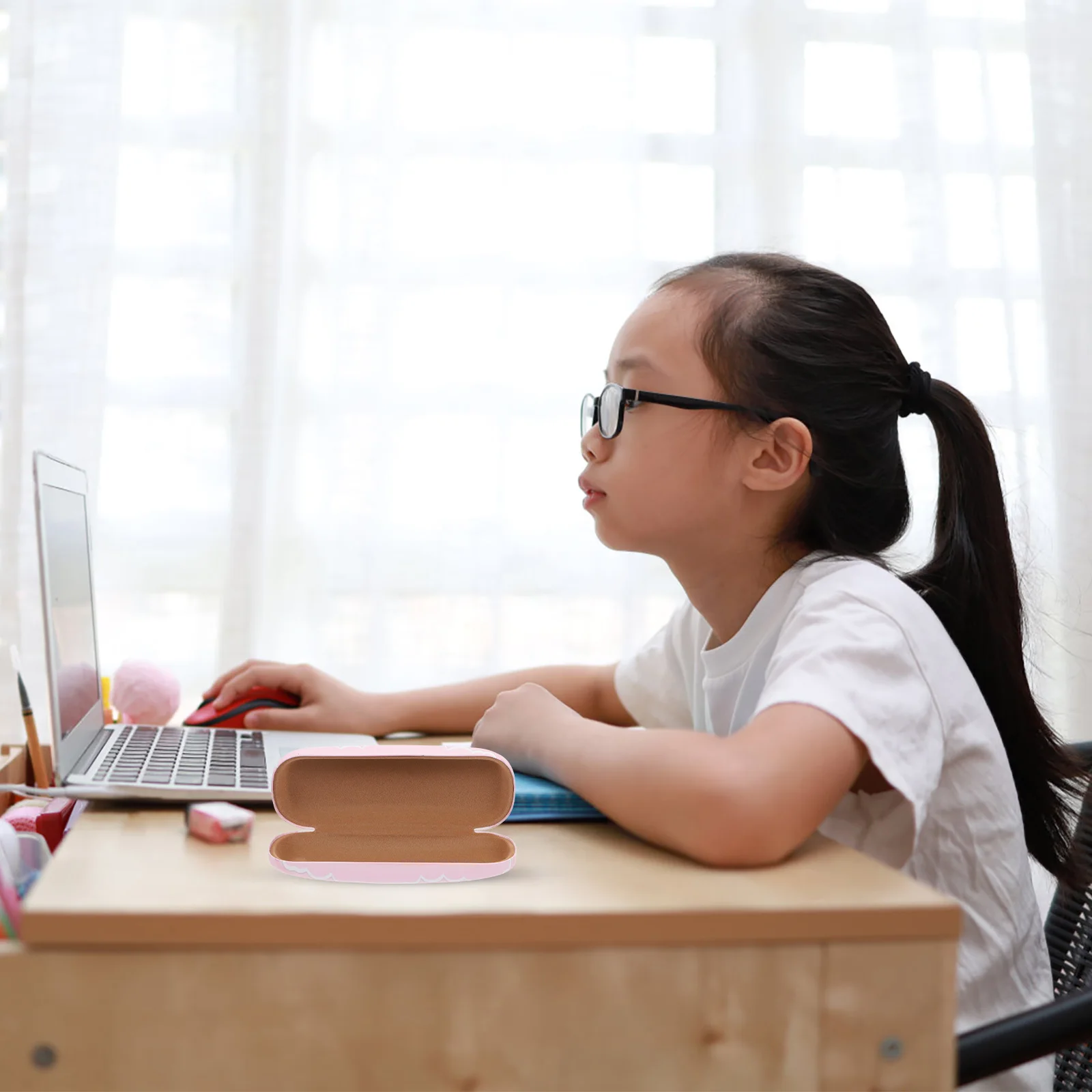 Anti Pressure Glasses Box Portable Eyeglass Holder Cartoon Pattern Sunglasses Storage Container Protective Case Durable Stylish