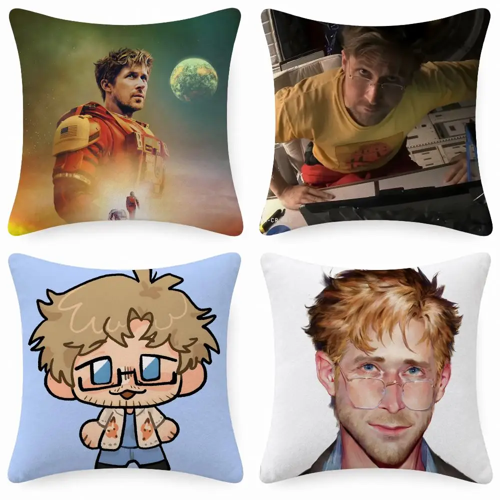 Novel Sci-Fi P-Project Hail Mary Cushion Cover Soft Short Plush Anti-Mite Sofa Bedroom Den Car Dorm Decor Gifts