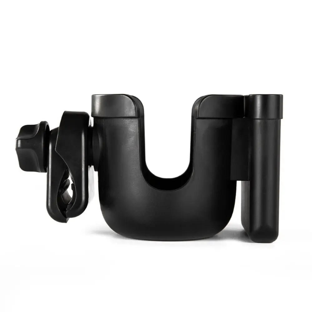 Baby Stroller Water Cup Holder Baby Pram Anti-Slip Milk Bottle Rack 360° Rotate Multi-function Mobile Phone Holder