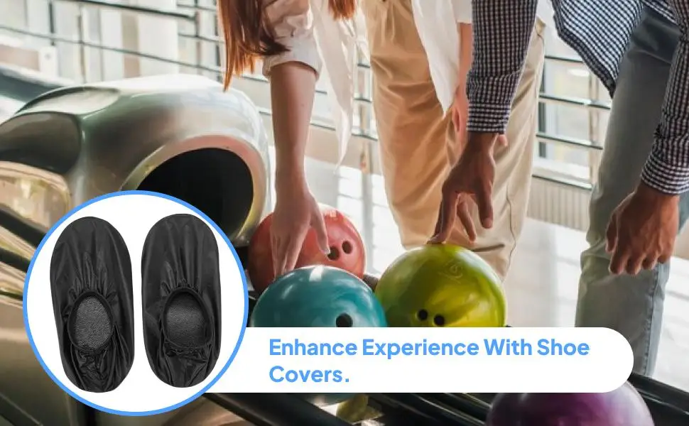 Wear Resistant Bowling Shoe Cover Dustproof Protector Accessory for Ten Pin Bowling Shoes Slide view 6