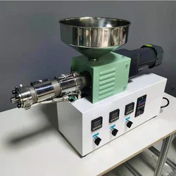 Sj25 The New 2kg/H Single Screw Extruder Laboratory  Single Screw  Plastic Desktop Polymer Extruder Injection Molding