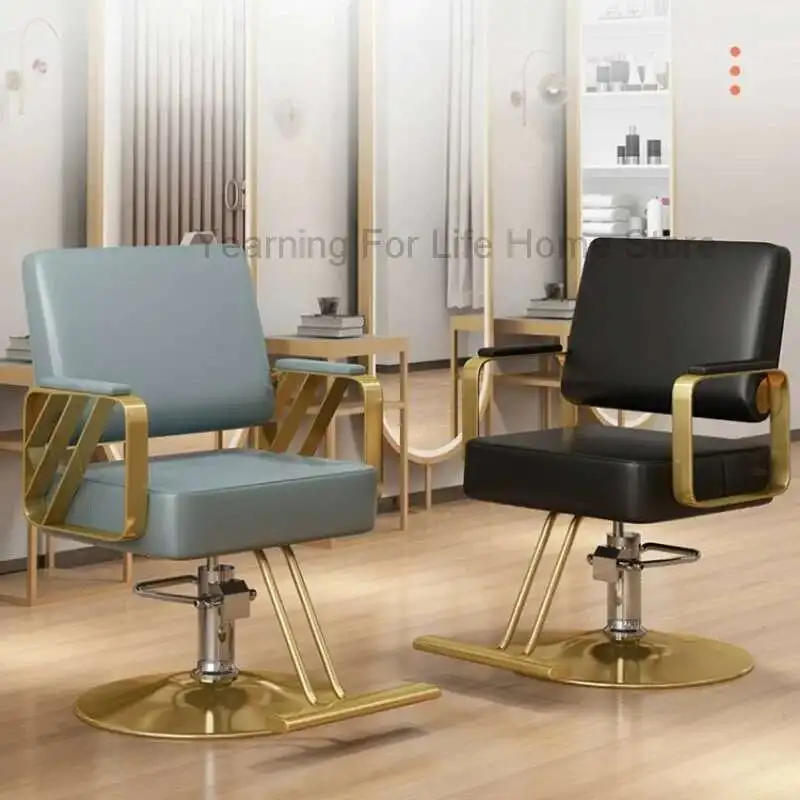 

Hairdresser Barber Chair Professional Vanity Stylist Pedicure Barber Chair Vanity Swivel Silla Barberia Salon Furniture LJ50BC