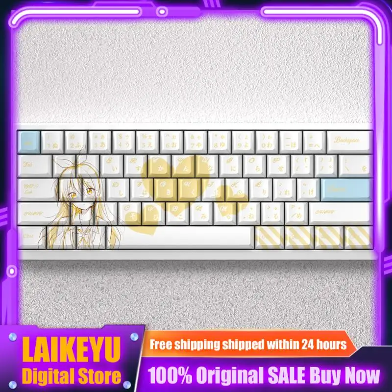 

Kirizaki Qianji Theme Anime Keycap Mechanical Keyboard Customized Cute Keycap Gaming Keyboards Accessories Cartoon Gift Collect