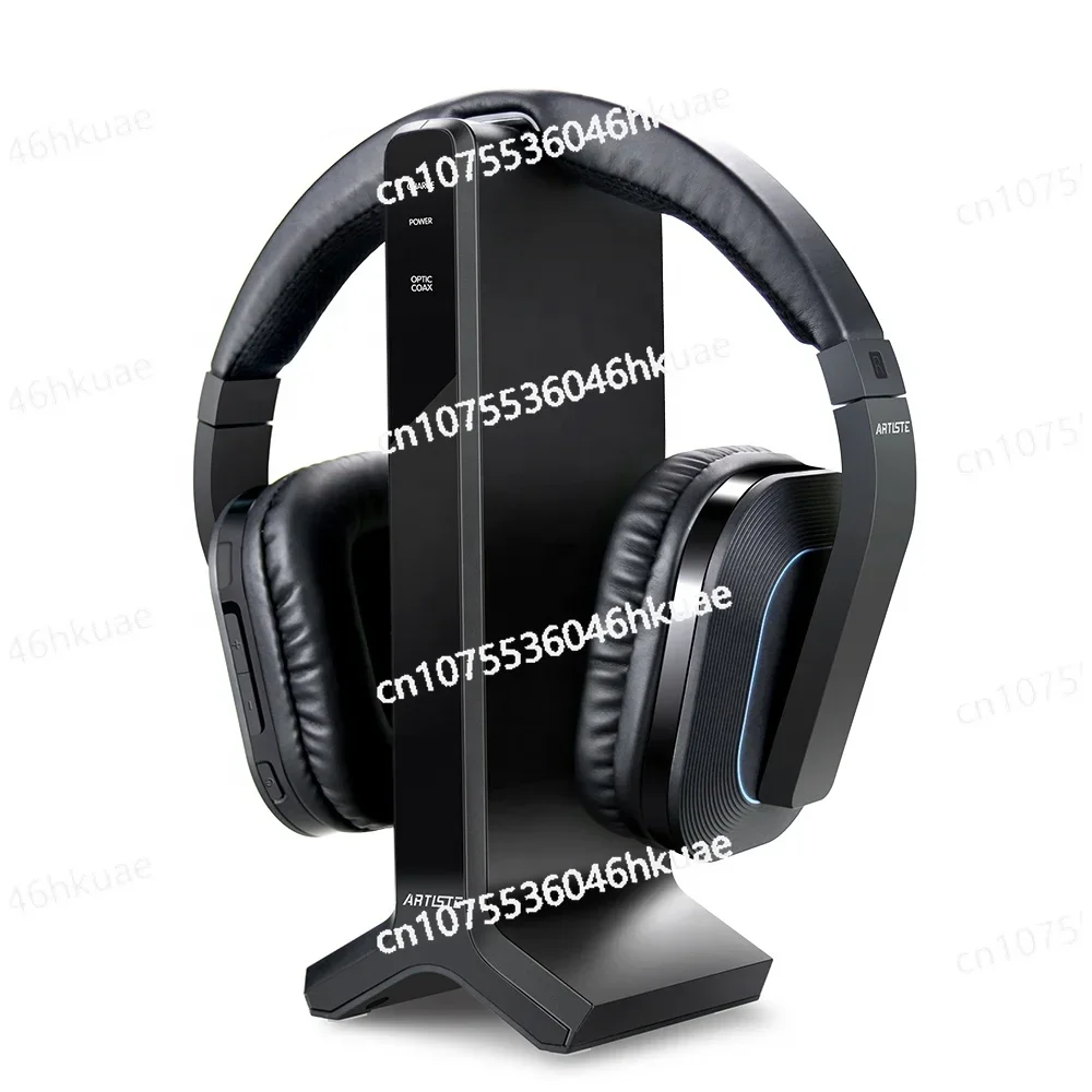 

New Wireless TV Headphone 2.4GHz Digital Transmitter Charging Dock Multiple Headphones Connection Optical Coaxial RCA
