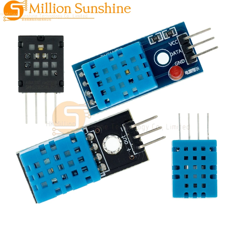 Digital Temperature and Humidity Sensor DHT11 DHT22 AM2302 AM2301 AM2320 sensor and module For Arduino electronic DIY