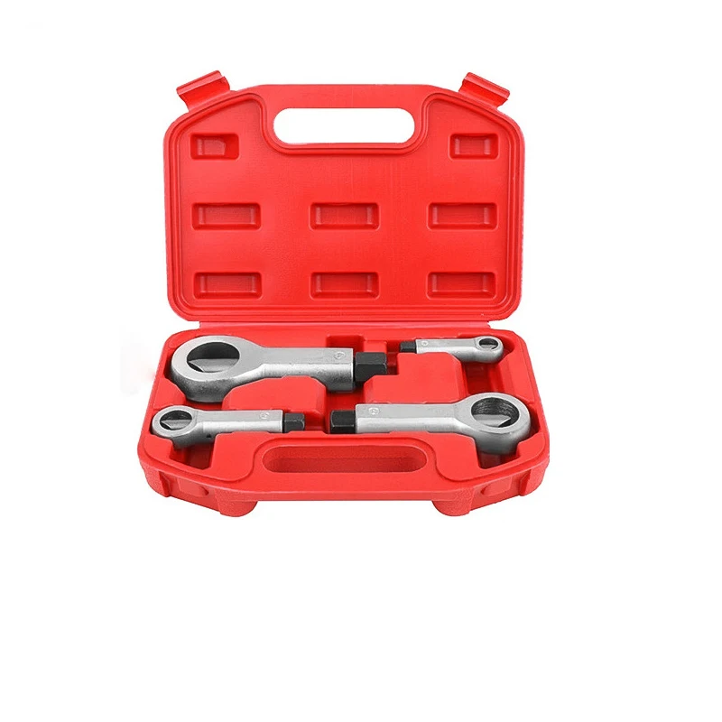 Damaged Nuts Splitter Cracker Remover Tool Set Manual Extractor Professional Nut Rust Removal Hand Tools Car Maintenance Kit