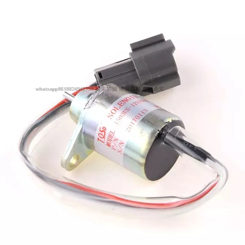 Excavator parts PC40 PC50 solenoid valve 119233-77932 Flameout Solenoid 1503ES-12S5SUC12S