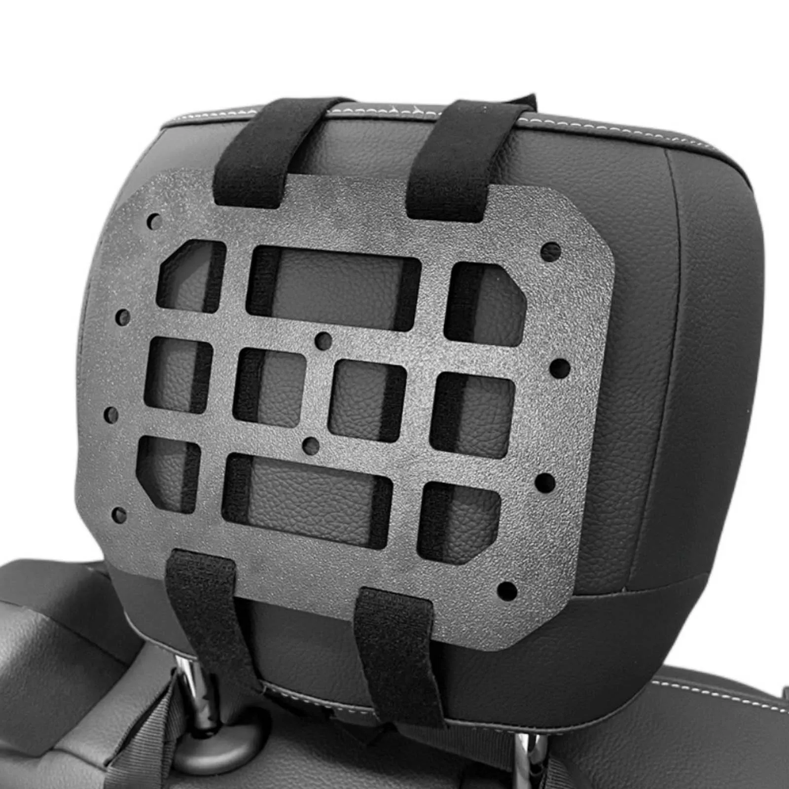 Vehicle Rigid Molle Panel for Car Headrest Tool Mount Parts Storage Rack Car Seat Back Organizer for Vehicles