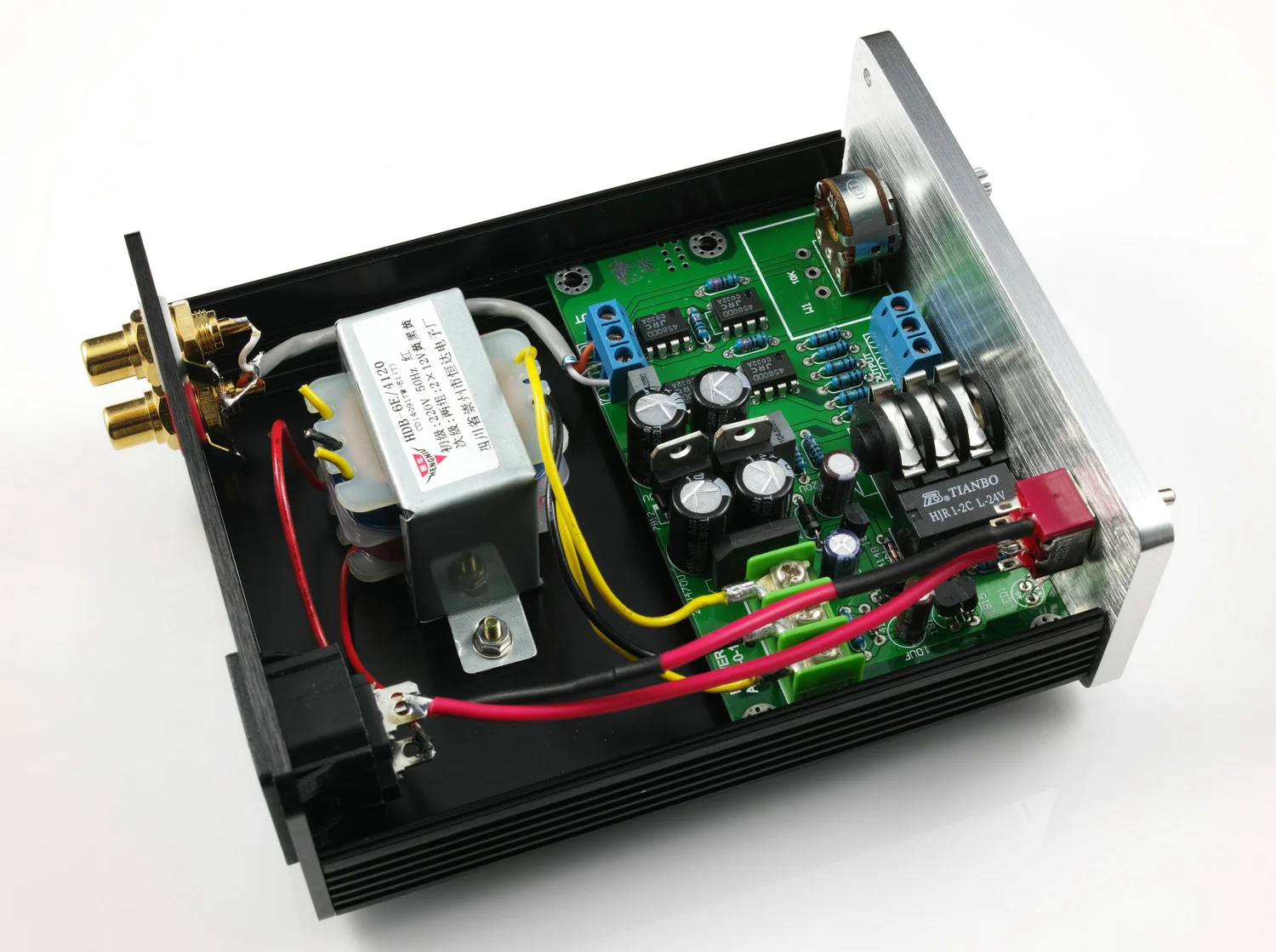 Finished LJM HA-PRO2 monitor level headphone amplifier