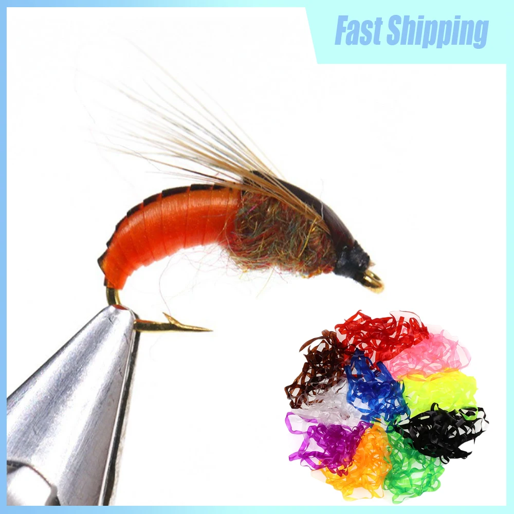 

1 Set Fishing Lures Simulates Shrimp Binding Material Fishing Bait Fly Tying Stretching Tape Fishing Tackle Tool Accessories