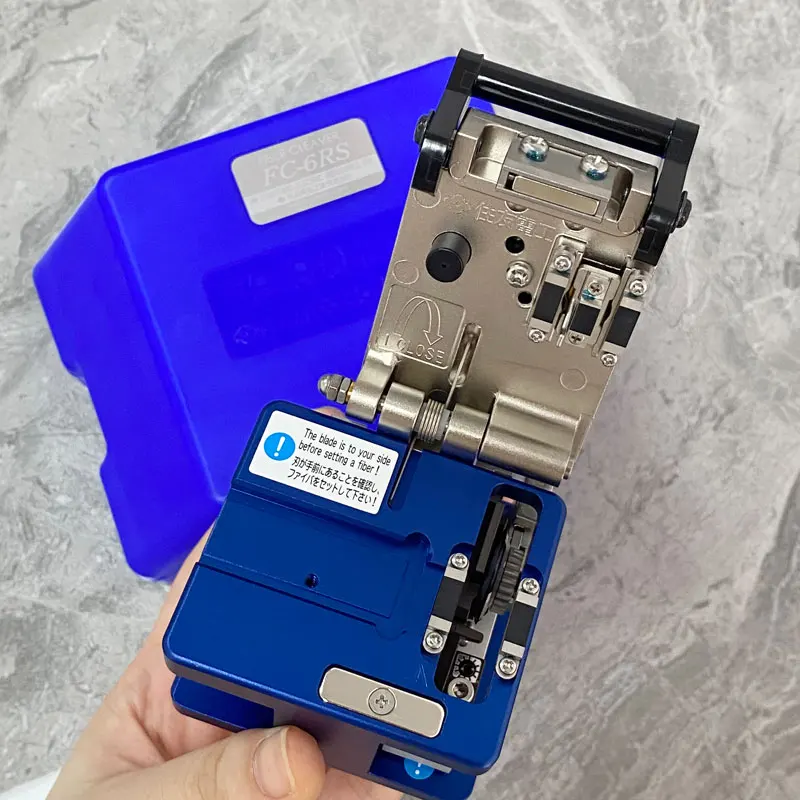 Sumitomo FC-6RS High Precision Fiber Cleaver with Auto-Rotating Blade Suit Single Fiber, Without Scrap Collector Made In Japan
